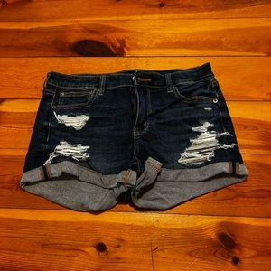 American Eagle Shortie Jean Shorts